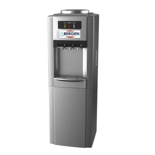Bergen Water Dispenser 3 Taps With Refrigerator BYB 110-3 Silver