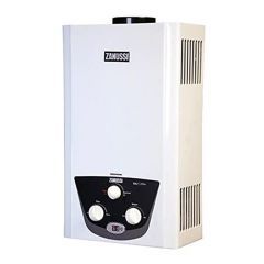Zanussi Gas Water Heater Electric Delta Digital 10 Liter Chimney White ZYG10113WL