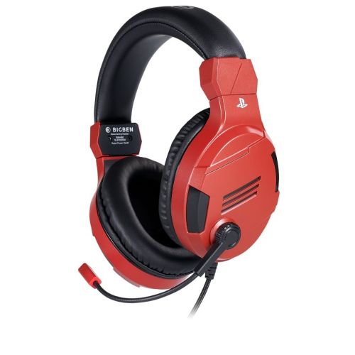BIGBEN Stereo Gaming Headset For PS4 Red PS40EHEADSETV-R