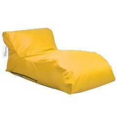 Homztown X-Large Lounge Beanbag Waterproof 130*75*62 cm Yellow H-62940