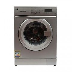 Tornado Washing Machine Full Automatic 8Kg 1400SPIN Silver: TWFL8-V14S