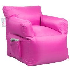 Homztown X Large Mega Chair Bean Bag PVC 75*78*92 cm Pink H-28922