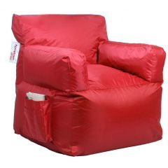 Homztown X Large Mega Chair Bean Bag PVC 75*78*92 cm Red H-28892
