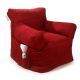 Homztown X Large Mega Chair Bean Bag Sabia 75*78*92 cm Burgundy H-29462