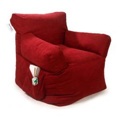 Homztown X Large Mega Chair Bean Bag Sabia 75*78*92 cm Burgundy H-29462