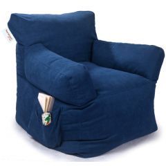 Homztown X Large Mega Chair Bean Bag Sabia 75*78*92 cm Navy H-29509