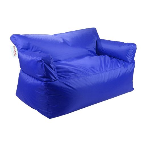 Homztown X Large Sofa Bean Bag PVC 83 ×137 × 92 cm Blue H-33384