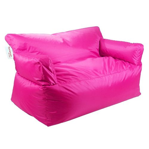 Homztown X Large Sofa Bean Bag PVC 83 ×137 × 92 cm Pink H-33391