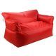 Homztown X Large Sofa Bean Bag PVC 83 ×137 × 92 cm Red H-33353