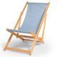 Homztown Meduim Beach Chair Polywoven 55 W x 80 L x 97 H Stripes H-55713