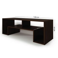 Homztown X Large Classic TV Unit Table Pemium MDF Wood 120*40*40 cm Brown H-50381