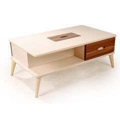 Homztown X Large Holding Table Wood 95*55*38 cm White H-29356