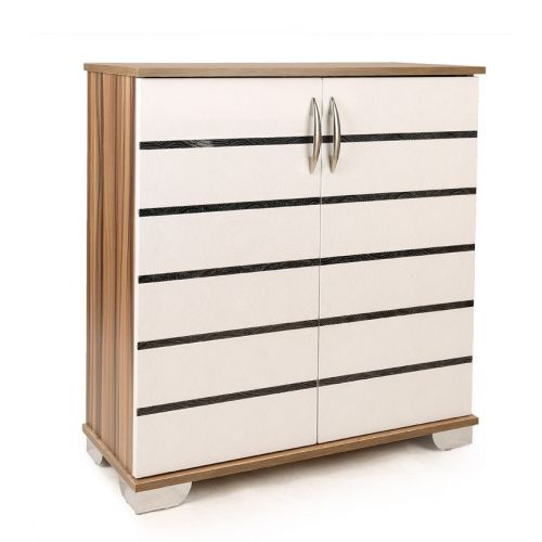 Homztown X-large Modern Shoe Cabinet Wood 80*33.5*90 cm White H-29400