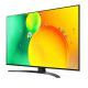 LG NanoCell TV 75 Inch NANO79 Series Cinema Screen Design 4K Active HDR WebOS Smart AI ThinQ 75NANO796QA