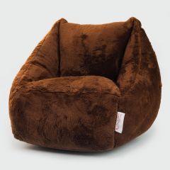 Homztown Meduim Bubble Bean Bag Fur 75*80*90 cm Brown H-60977