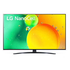 LG NanoCell TV 55 Inch NANO79 Series Cinema Screen Design 4K Active HDR WebOS Smart AI ThinQ 55NANO796QA