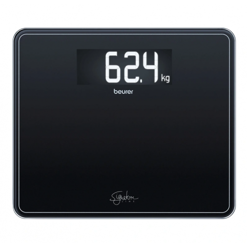 Beurer Signature Line Digital Glass Scale Weight 200 Kg Black GS410B