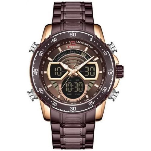 NAVIFORCE Watch for Men Stainless Steel 9189 RG-CE