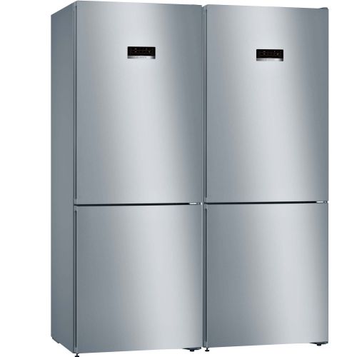 Fábula intencional Napier BOSCH Twins Refrigerator Combi Bottom Freezer 830 L No Frost Digital Inox  KGN46XL3E8 Twins