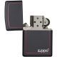 Zippo Lighter Classic Black and Red Windproof ZP-130000013