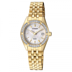 Citizen Watch for Women Stainless Steel with Gold Plating 26 mm EU6062-50D