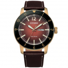 Citizen Eco-Drive Watch for Men Leather AW0079-13X