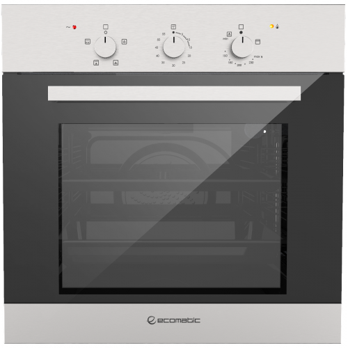 Ecomatic Built-in Gas oven 60 cm With Gas Grill & Fans G6405T