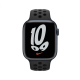 Apple Watch Nike Series 7 GPS, 41mm Midnight Aluminium Case with Anthracite/Black Nike Sport Band - Regular MKN43AE-A