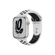 Apple Watch Nike Series 7 GPS, 45mm Starlight Aluminium Case with Pure Platinum/Black Nike Sport Band Regular MKNA3AE-A
