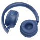 جاي بي ال سماعات فوق الاذن لاسلكية تون 510 بي تي أزرق JBLT510BTBLU