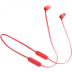 جاي بي إل سماعة أذن لاسلكية تعمل بالبلوتوث لون كورال احمر JBLT125BTCOR