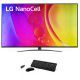 LG NanoCell TV 65 Inch NANO84 Series Cinema Screen Design 4K Active HDR WebOS Smart AI ThinQ Local Dimming 65NANO846QA