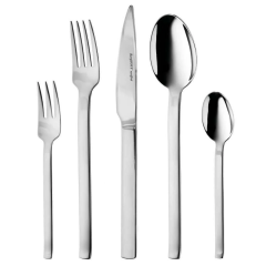 Berghoff Essentials Essence Forks and Spoons Set 30 Pieces Stainless Steel Silver 1230500