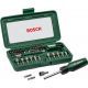 Bosch Impact Drill 570 watt 13mm and Mixed Screws Bits 46 Pieces GSB 570