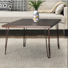 Wood & More Steel Sofa Table 80*80*48 cm CT-Steel-2