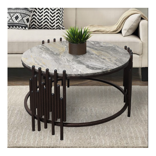 Wood & More Steel Sofa Table 80 cm CT-Steel-4