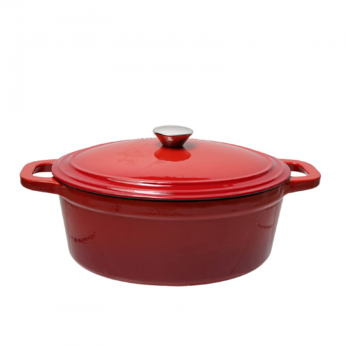 Berghoff Ron Cast Iron Oval Pot 29*23 cm Red 8500913