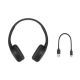 SONY Headphones On-Ear Wireless With Built-in Microphone Black WH-CH510/B