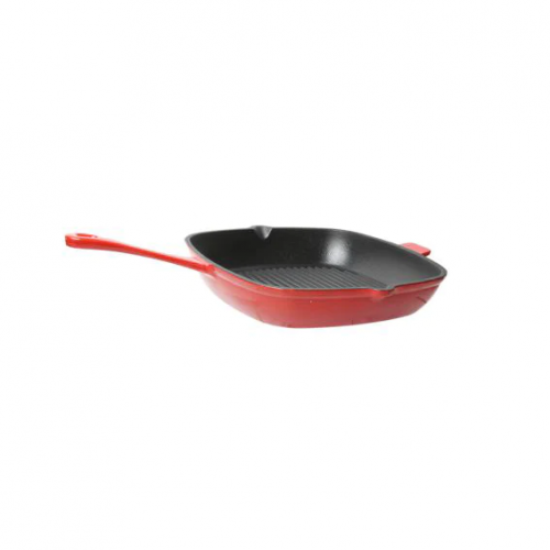 Berghoff Ron Cast Iron Square Frying Pan 29*29 cm Red 8500905