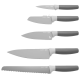 بيرغوف طقم سكاكين 6 قطع لون رمادي T-3950173