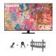 SAMSUNG Qled 4K 55 Inch Smart with Built-in Receiver TV 55Q80B
