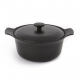 Berghoff Ron Covered Stockpot Cast Iron Black 24 cm 3900040