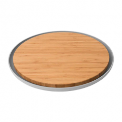 Berghoff Leo Chopping Board with Filter Plate 36.5 cm Wood Beige/Grey 3950058
