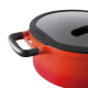 Berghoff Covered Staycool 2-Handle Sauté Pan 24 cm Red 2307406