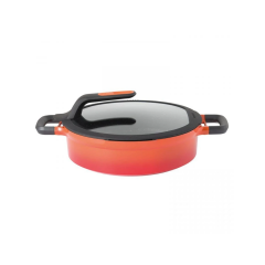 Berghoff Covered Staycool 2-Handle Sauté Pan 28 cm Red 2307407