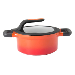 Berghoff Covered Staycool 2-Handle Sauté Pan 26 cm Red 2307408