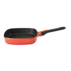 Berghoff Square Grill Pan with Detachable Handle 28 cm Red 2307415