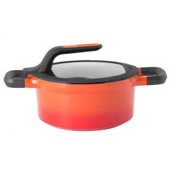 Berghoff Covered Stay-Cool Casserole Orange 20 cm Gem 2307401