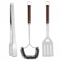 Berghoff Essentials 3 Piece Barbecue Set Stainless Steel 1103000