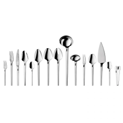 Berghoff Essentials Line Forks And Spoons Set 72 Pieces Silver 1272611